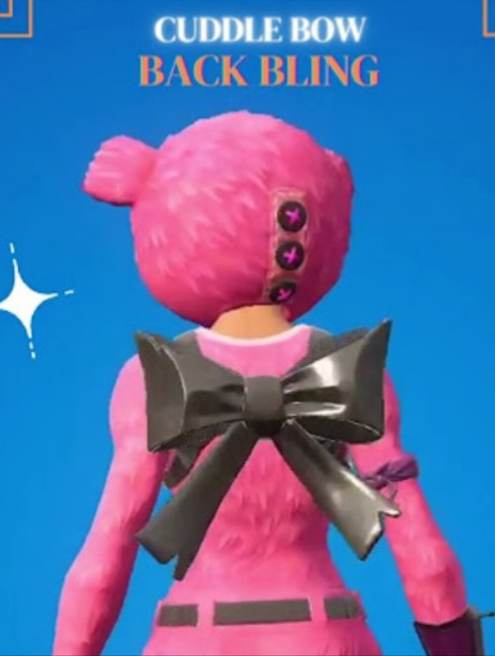 Fortnite Cuddle Bow Back Bling Backpack